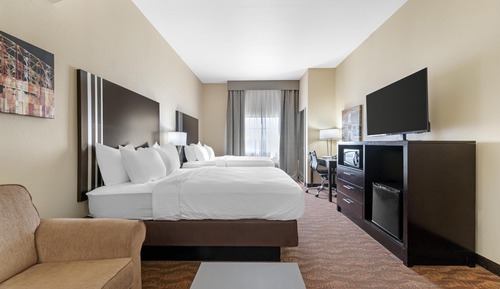Standard Room, 2 Queen Beds, Accessible, Refrigerator & Microwave