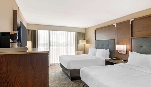 Standard Room, 2 Queen Beds, Non Smoking, Refrigerator & Microwave