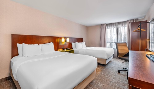 Standard Room, 2 Queen Beds, Refrigerator, Second Floor