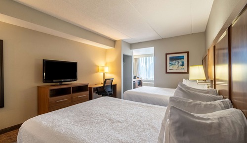 Standard Room, 2 Queen Beds, Refrigerator & Microwave, Corner