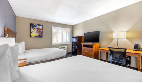Standard Room, 2 Queen Beds, Accessible, Refrigerator & Microwave