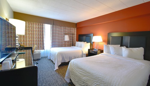 Standard Single Room, 2 Double Beds, Non Smoking