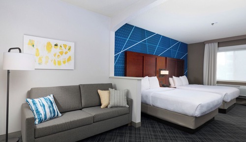 Studio Suite, 2 Queen Beds, Accessible, Non Smoking (Roll-In Shower)