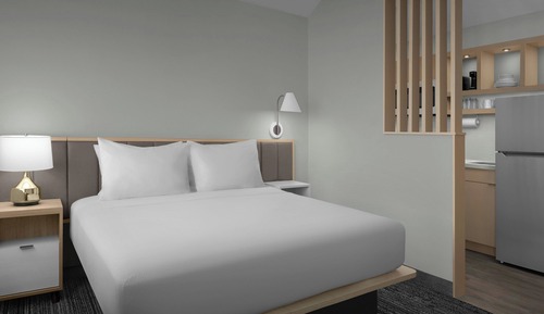 Studio, 1 King Bed with Sofa bed (Hearing Accessible)