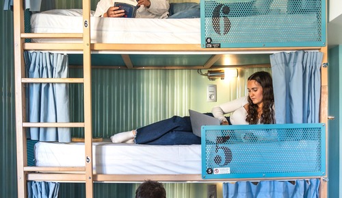 Bed In A 6-Person Shared Dormitory