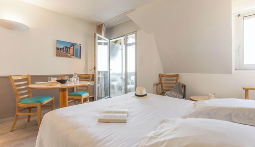 Studio 4 people - 1 sleeping alcove - Balcony - Sea view