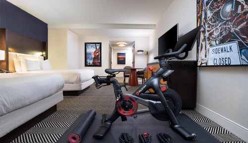 Room, 2 Queen Beds (w/ Peloton Bike)