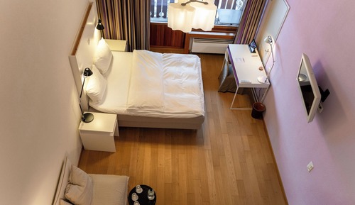 Duplex Family Room with Balcony
