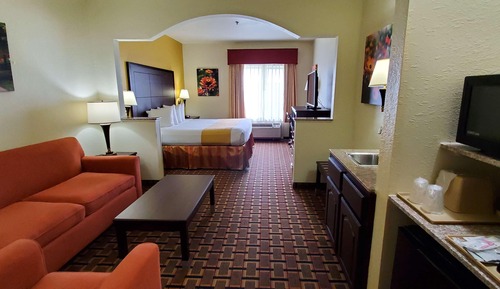 Suite, 1 King Bed, Non Smoking, Refrigerator & Microwave (with Single Sofabed)