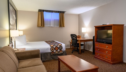 Suite, 1 Queen Bed, Non Smoking (One-Bedroom, Basement)