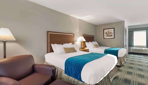 Suite, 2 Queen Beds, Non Smoking (Larger Room;with Sofabed)