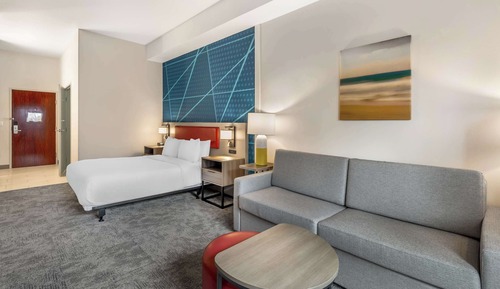 Suite, 1 Queen Bed, Accessible, Non Smoking (Roll In Shower)