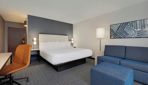 Room, 1 King Bed, Hearing Accessible, Balcony (Roll-in Shower)