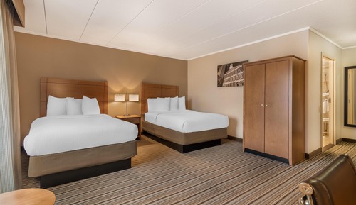 Standard Room, 2 Double Beds, Accessible, Refrigerator & Microwave