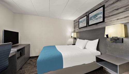 Standard Room, 1 Queen Bed, Non Smoking, Refrigerator & Microwave (Walk-in Shower)
