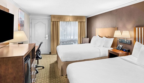 Standard Room, 2 Queen Beds, Non Smoking, Refrigerator & Microwave