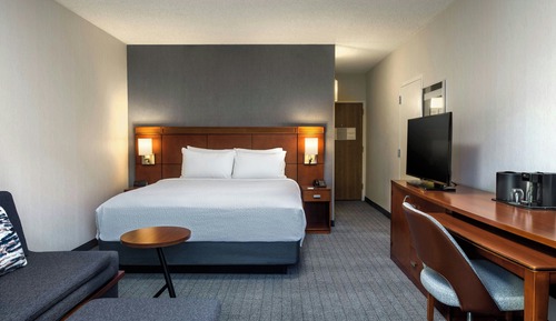 Room, 1 King Bed with Sofa bed (Hearing Accessible)