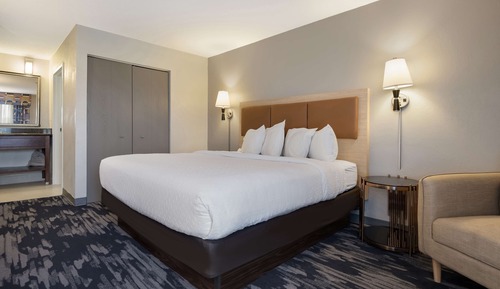 Suite, 1 King Bed, Non Smoking, Refrigerator & Microwave (Separate Living Room;with Sofabed)