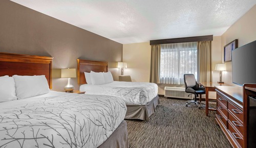 Standard Room, 2 Queen Beds, Microwave