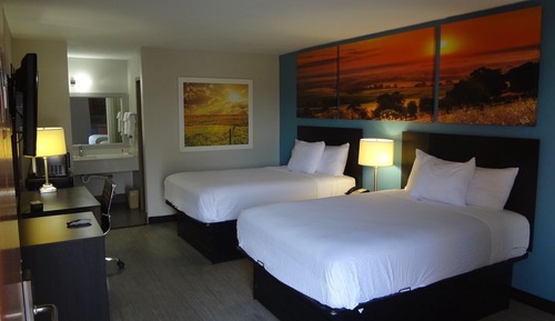 Room, 2 Double Beds, Smoking