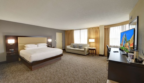 Room, 1 King Bed, Accessible (Mobility & Hearing, Roll-in Shower)