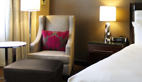 Deluxe Room, 2 Double Beds, City View (Hearing)