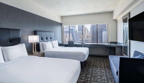 Deluxe Room, 2 Double Beds, City View