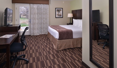 Standard Room, 1 King Bed, Non Smoking, Refrigerator & Microwave