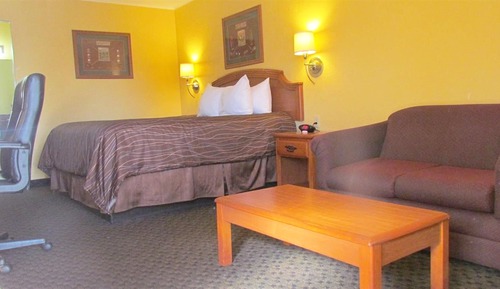 Standard Room, 1 King Bed, Smoking, Refrigerator & Microwave