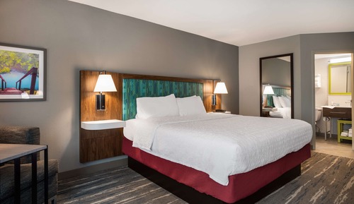 Room, 1 King Bed, Non Smoking, Refrigerator & Microwave