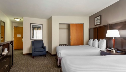 Standard Room, 2 Double Beds, Refrigerator & Microwave