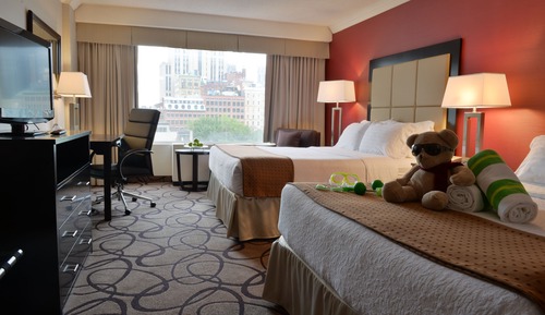 Standard Room, 2 Queen Beds (High Floor)