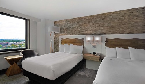 Room, 2 Double Beds, City View (NYC Skyline)