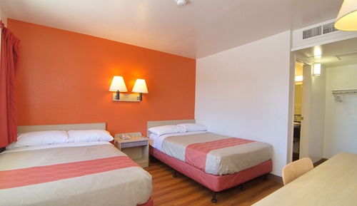 Standard Room, 2 Double Beds, Non Smoking, Refrigerator & Microwave