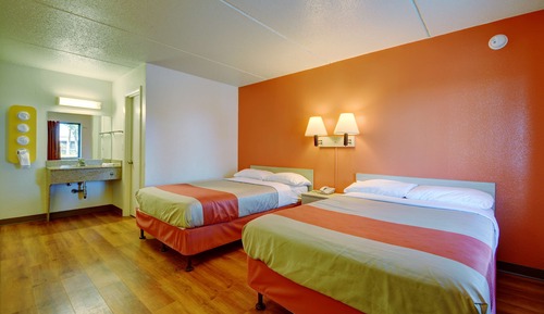 Standard Room, 2 Double Beds, Non Smoking, Refrigerator & Microwave