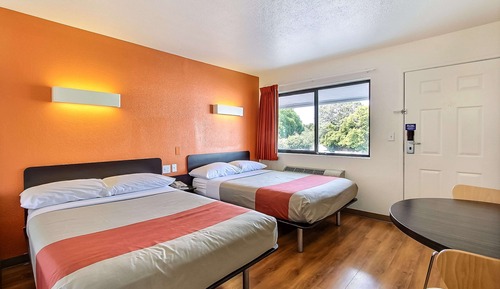 Standard Room, 2 Double Beds, Non Smoking, Refrigerator & Microwave