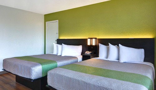 Deluxe Room, 2 Queen Beds, Smoking, Refrigerator & Microwave