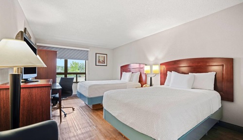 Room, 2 Double Beds, Accessible, Non Smoking (Bathtub)