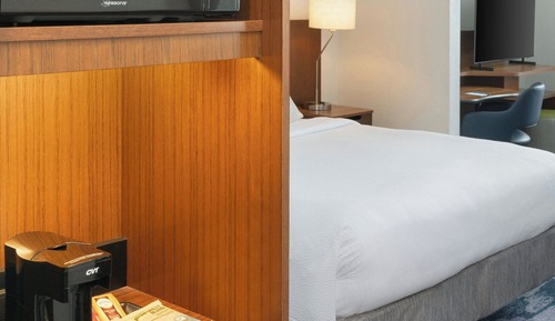 Studio, 1 King Bed with Sofa bed, Hearing Accessible