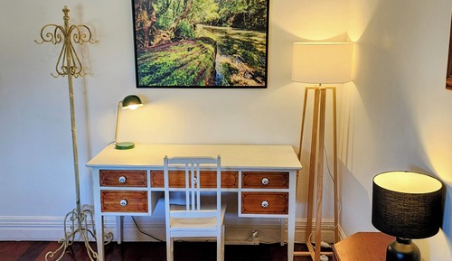 Standard Double with Desk and Shared Bathroom