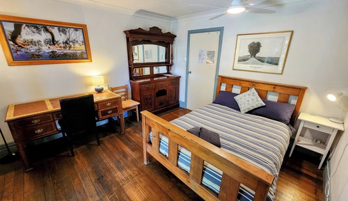 Standard Double with Desk and Shared Bathroom