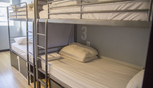 Bed in a 4 Bed Mixed Dormitory with Private Bathroom