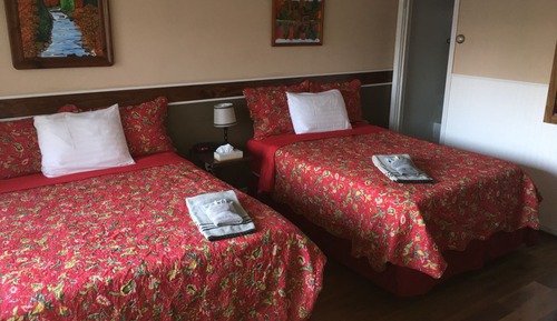 Comfort Double Room, 2 Double Beds, Refrigerator & Microwave, Partial Lake View