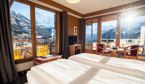 Panorama Jungfrau View Double with Balcony