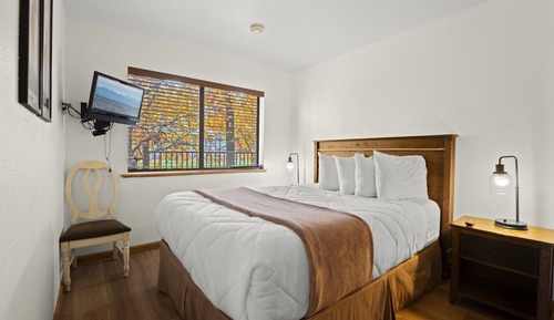 Standard Condo, 1 Queen Bed, Fireplace, Lake View