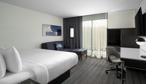 Room, 1 King Bed with Sofa bed, Roll-in Shower