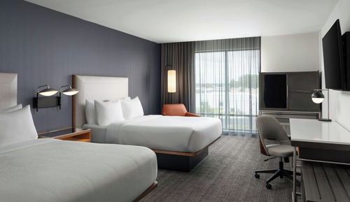 Room, 2 Queen Beds, Hearing Accessible (Accessible Bathtub)
