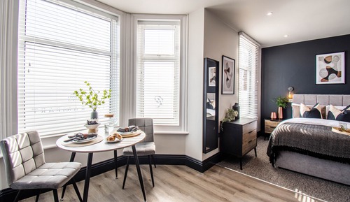 Grand Studio Suite, 1 Double Bed, Kitchen, Sea View