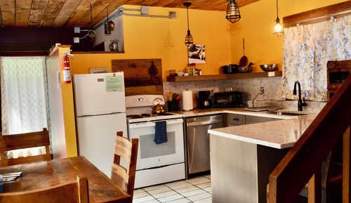 Cabin, 1 King Bed, Kitchen, Mountain View (2 Story Cabin)