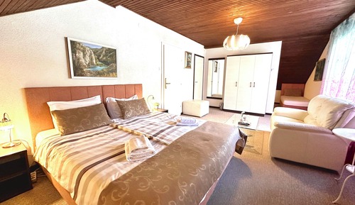 Comfort Quadruple Room, Balcony, Garden View